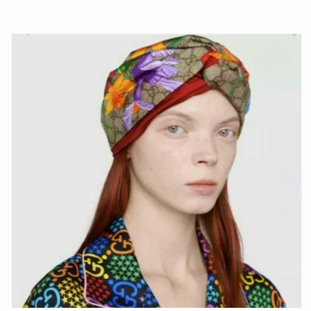 Gucci Multicolor Silk Turban